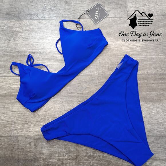 Zaful High Cut Bikini Swimsuit Size L - Picture 1 of 5